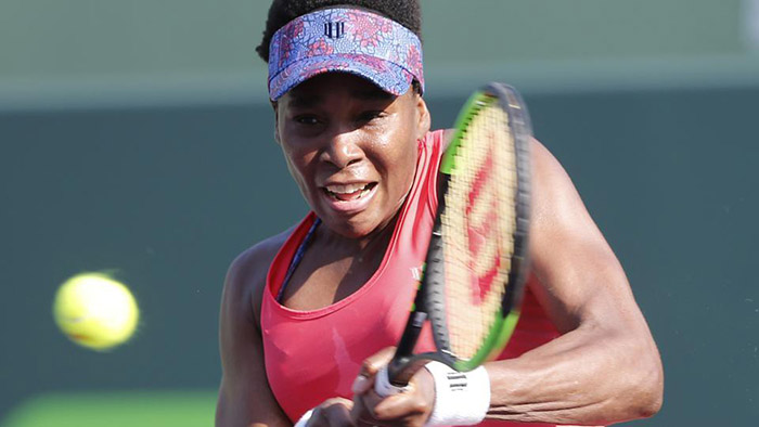 Venus Williams while playing Miami Open quarters