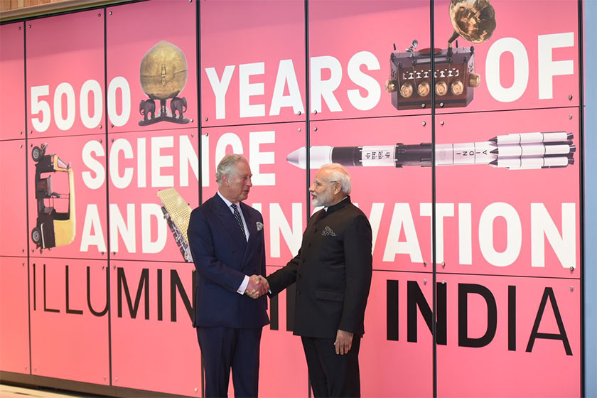 Prime Minister Narendra Modi with Prince of Wales Charles