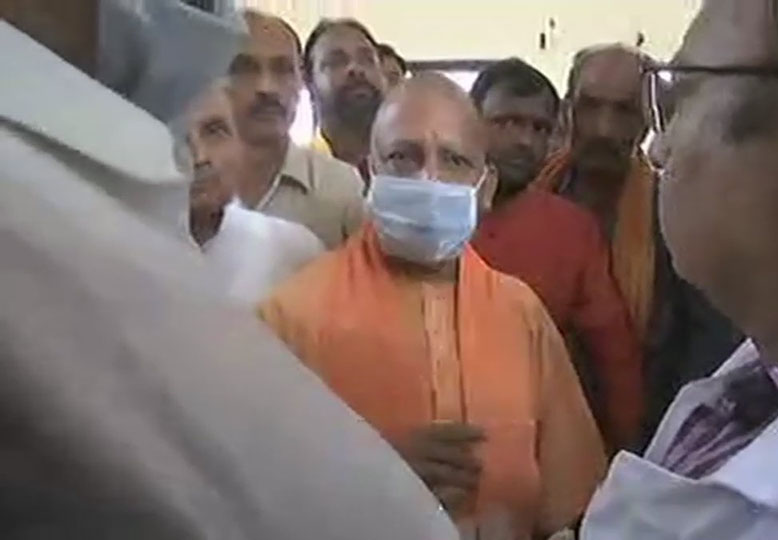 UP CM Adityanath visits injured students