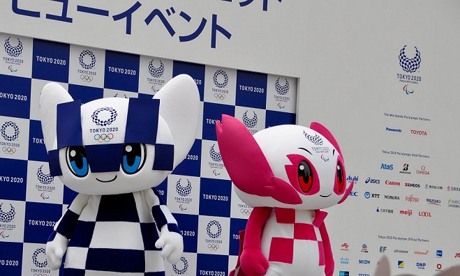 Tokyo 2020 Olympics mascots (Miraitowa and Someity)
