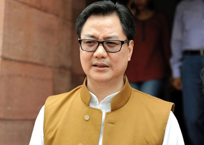Union Minister of State for Home Affairs Kiren Rijiju