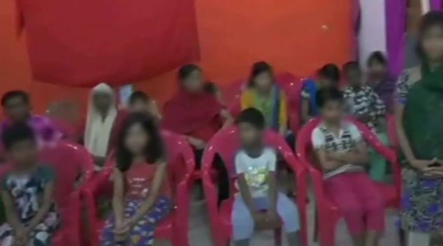 Children were rescued from a shelter home in Uttar Pradesh