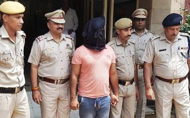 Accused held by Delhi police 