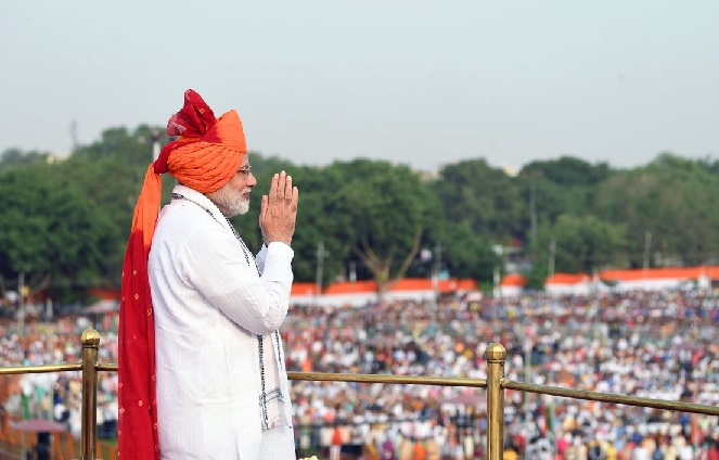 PM Modi at Red fort