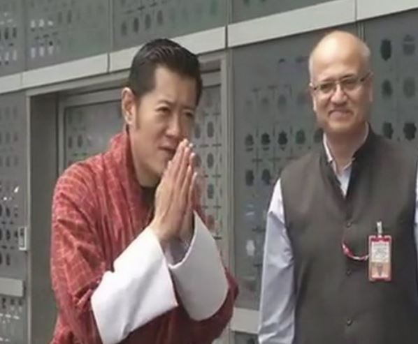 King of Bhutan Jigme Khesar Namgyel Wangchuk arrived in Delhi