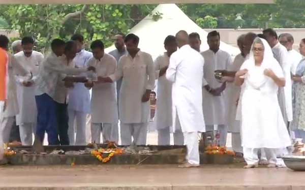 Atal Bihari Vajpayee's ashes at Delhi's Smriti Sthal