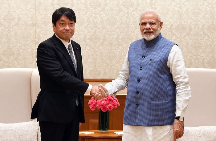 PM Modi with Japanese Defence Minister Itsunori Onodera