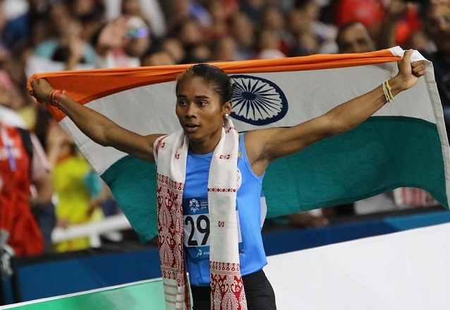 Indian sprinter Hima Das