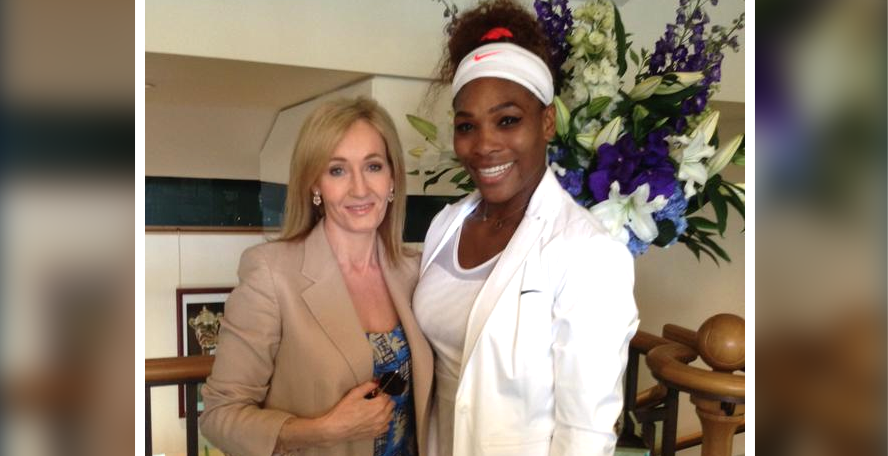 J. K. Rowling  and Serena Williams