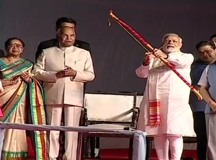 President Ram Nath Kovind and Prime Minister Narendra Modi