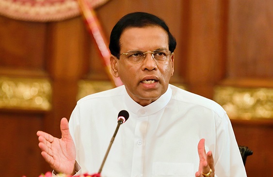Sri Lankan President Maithripala Sirisena (File Photo)