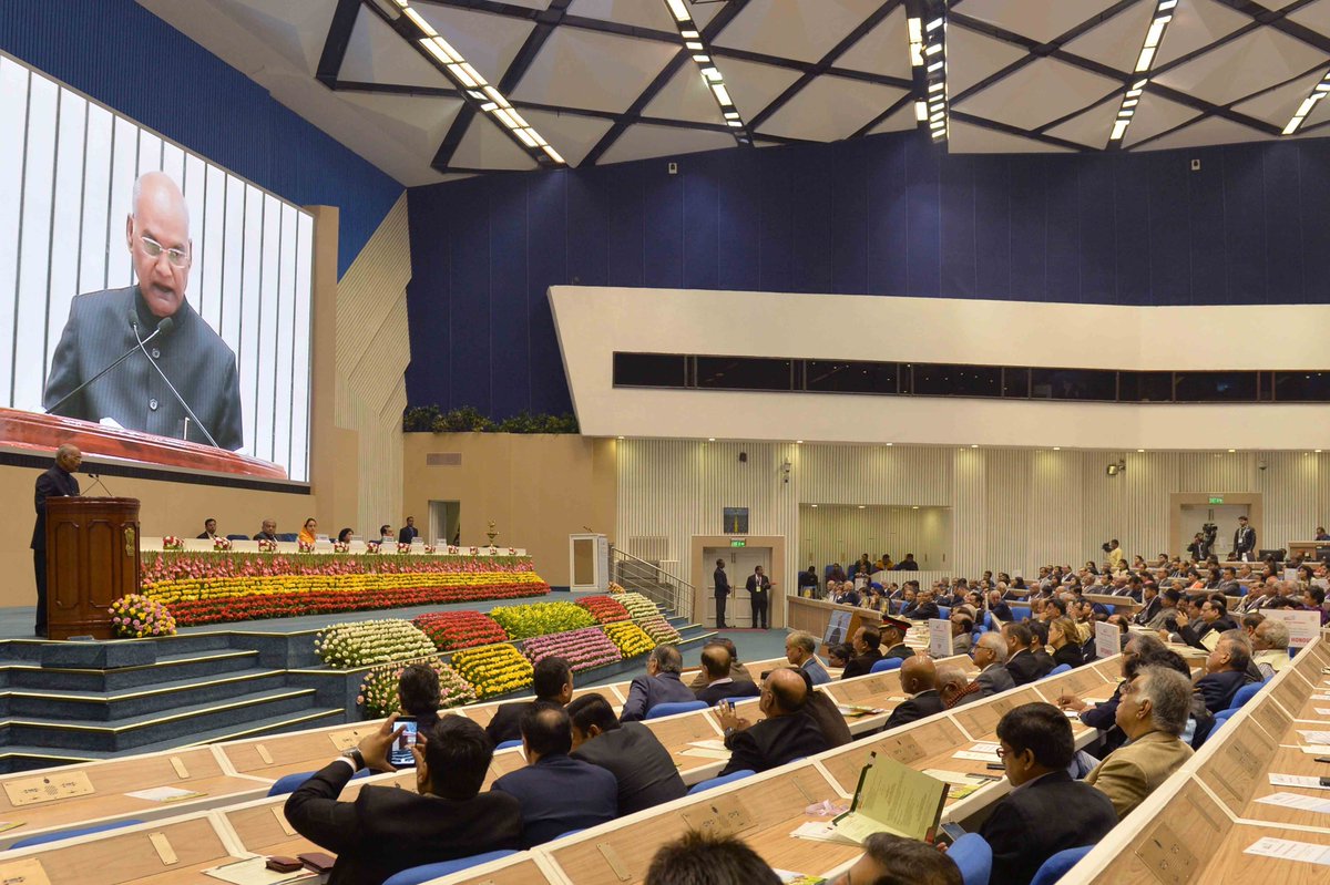 President Ram Nath Kovind addressing a gathering