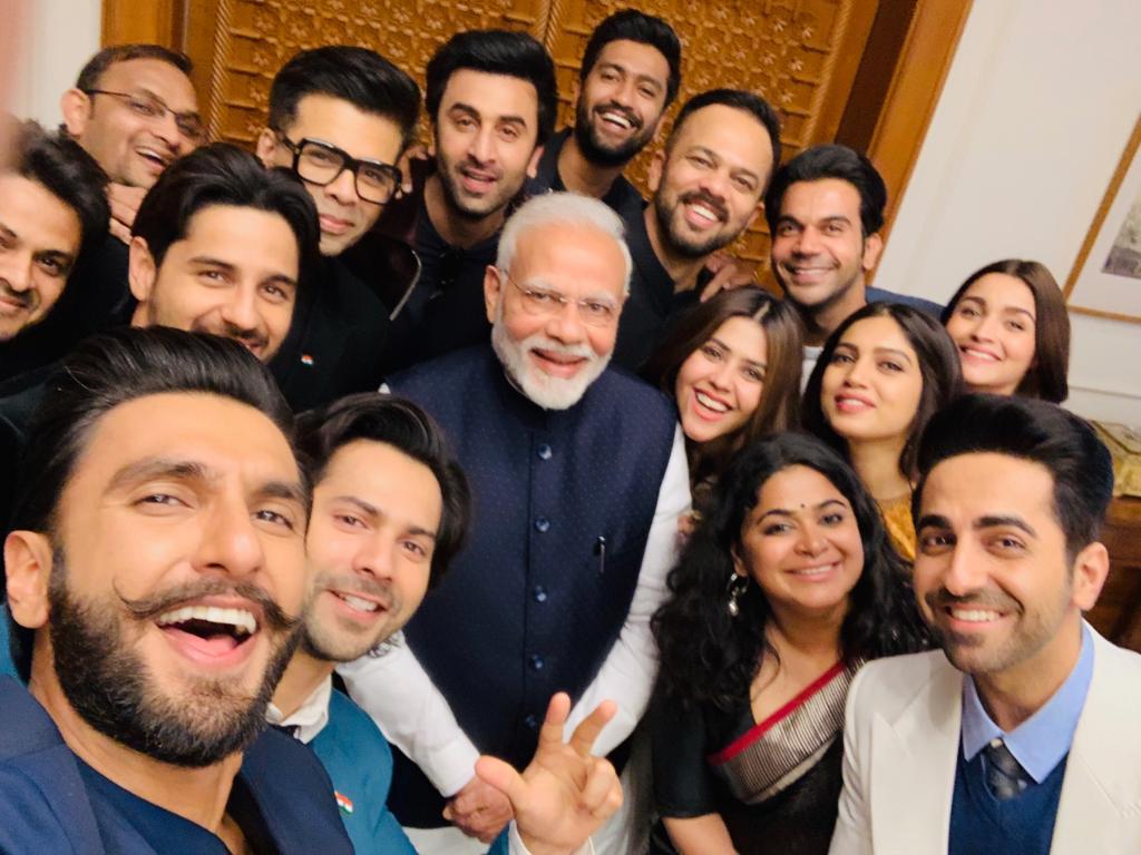 The epic Snap with Prime Minister  Narendra Modi
