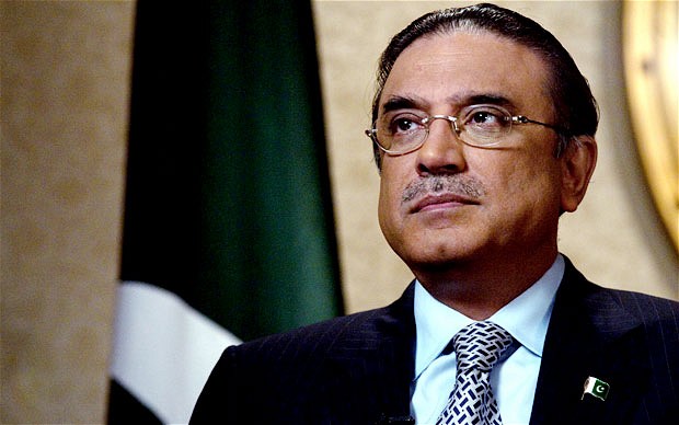 Former Pakistan president Asif Ali Zardari