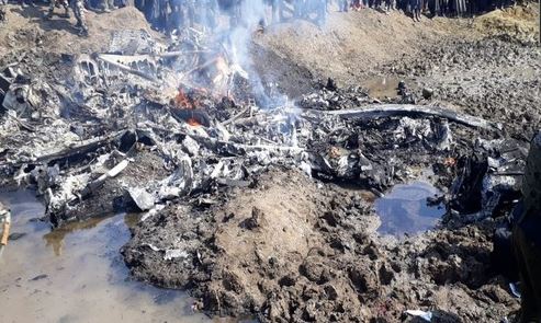 Military aircraft crashes in Jammu and Kashmir's Budgam