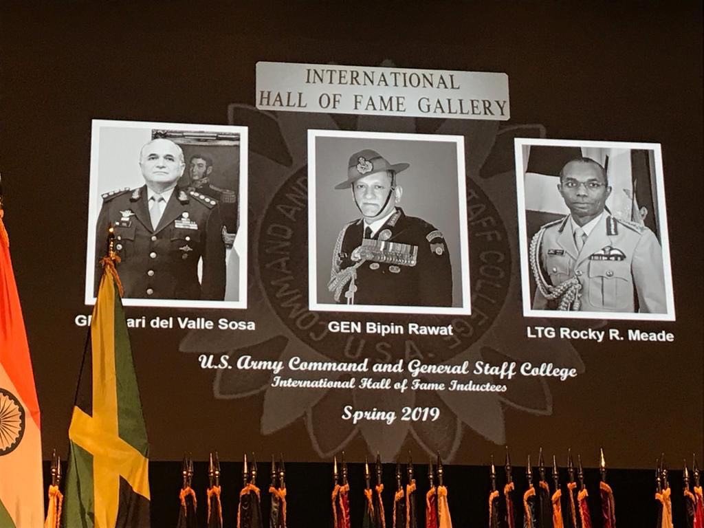 Indian Army Chief General Bipin Rawat inducted into the International Hall of Fame