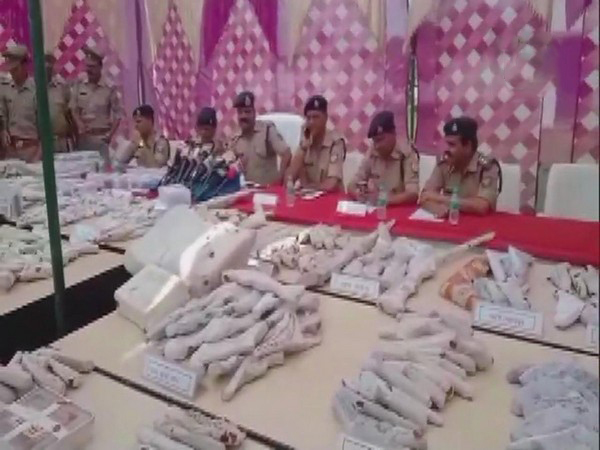 Police has seized huge quantity of illegal weapons
