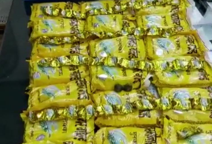 Police seized 1400 marijuana chocolates from a pan shop