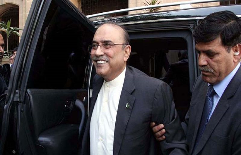 Former president and PPP's co-chairman Asif Ali Zardari