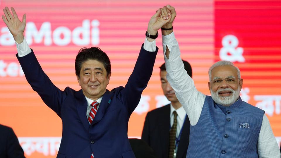 Prime Minister Narendra Modi and his Japanese counterpart Shinzo Abe