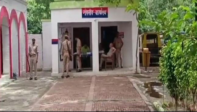 Anti-Terrorism Squad police station in Bijnor, Uttar Pradesh