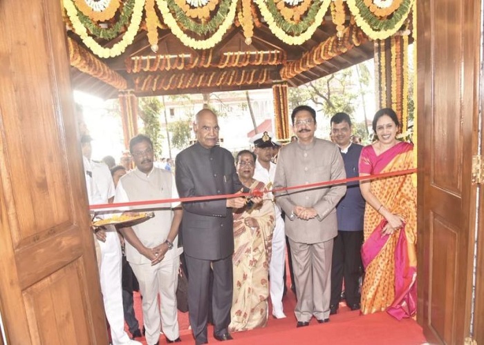 President Ram Nath Kovind inaugurating the underground 'Bunker Museum