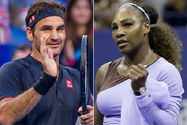 Roger Federer and Serena Williams
