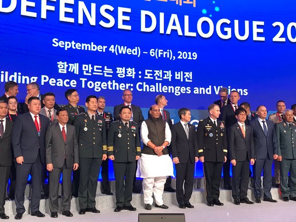 Rajnath Singh at a special session of ‘Seoul Defense Dialogue’ in Seoul