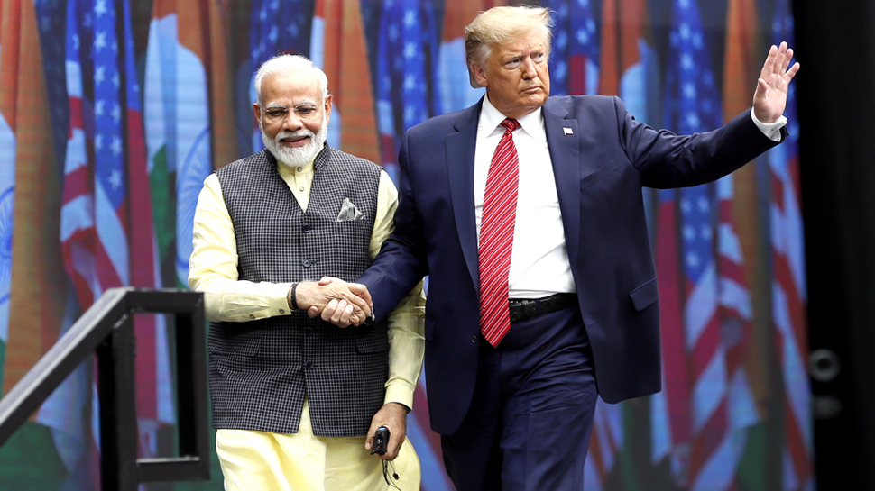 Prime Minister Narendra Modi  and  US President Donald Trump