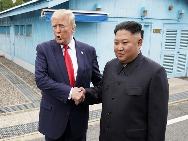 US President Donald Trump and North Korean leader Kim Jong-un at the DMZ