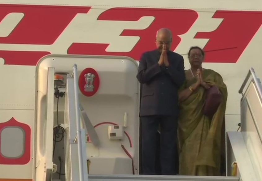 President Ram Nath Kovind  emplanes for Philippines and Japan