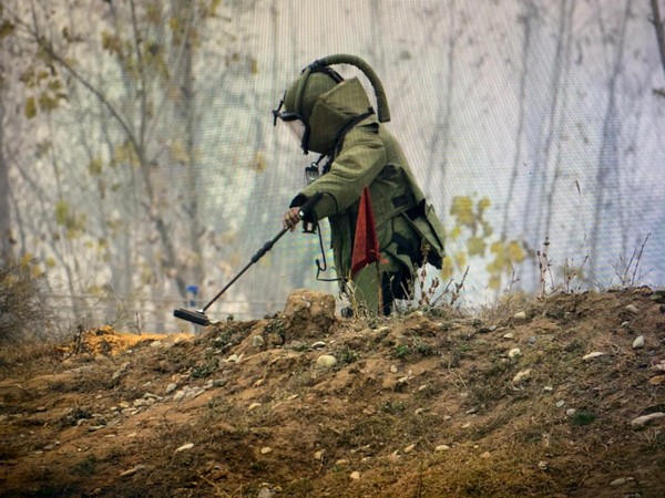 The IED was detected by vigilant troops during the road clearance of NH undertaken