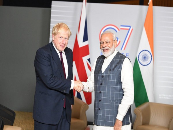 Prime Minister Narendra Modi and Boris Johnson