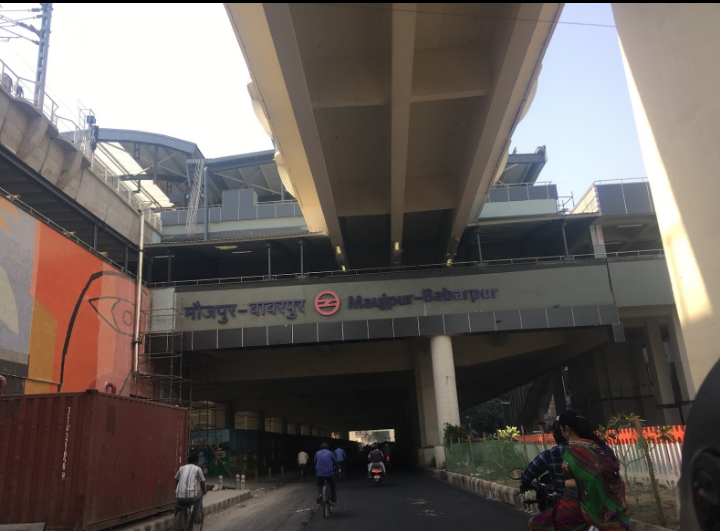 Maujpur - Babarpur metro stations