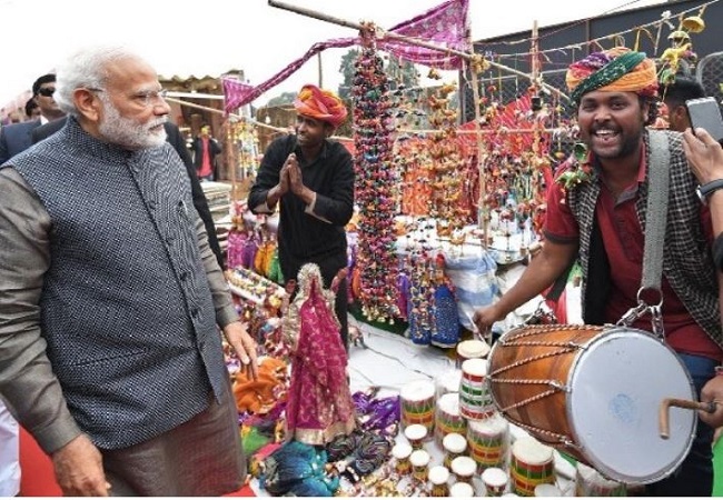 PM Narendra Modi at Hunar Haat in New Delhi (File Photo)