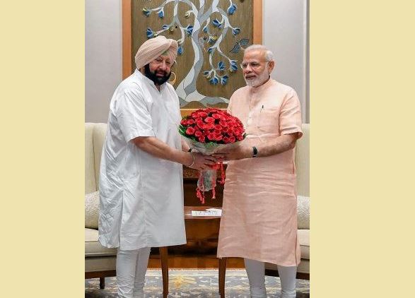 PM greets Punjab CM Amarinder Singh on his birthday