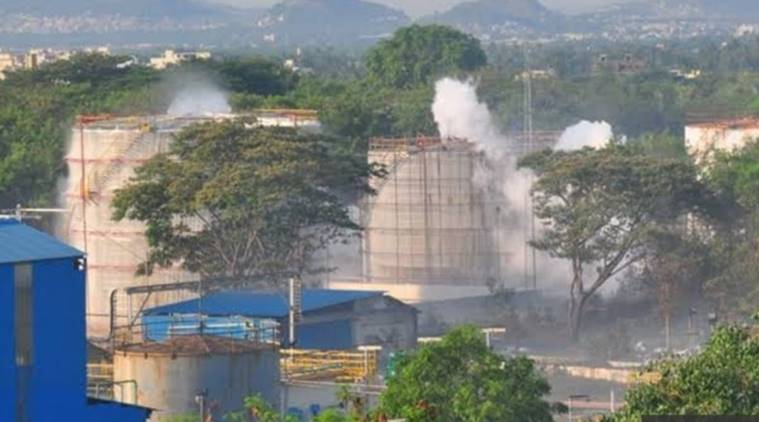 Chemical gas leakage in Visakhapatanam