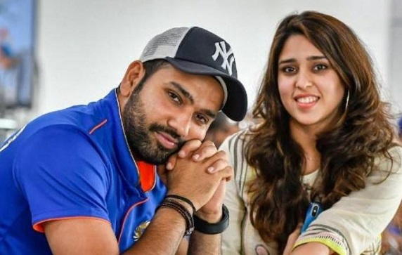 Indian cricketer Rohit Sharma and his wife Ritika (File Photo)