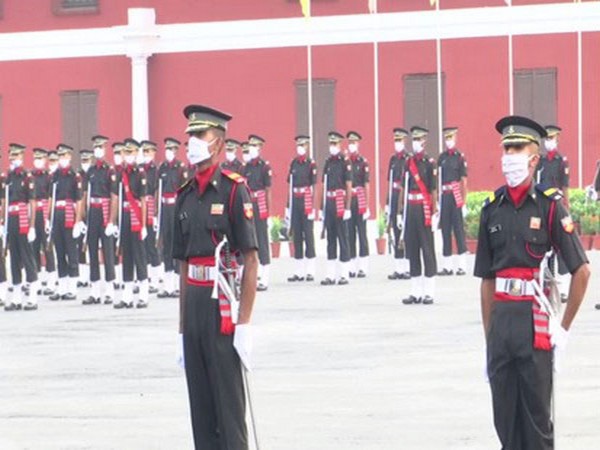 Visual from the Passing Out Parade at the Indian Military Academy in Dehradun