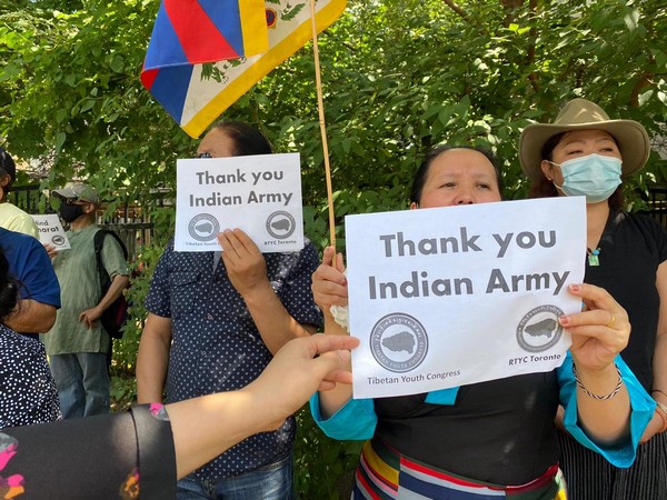 The Regional Tibetan Youth Congress also held similar protests in the US' New York and New Jersey.