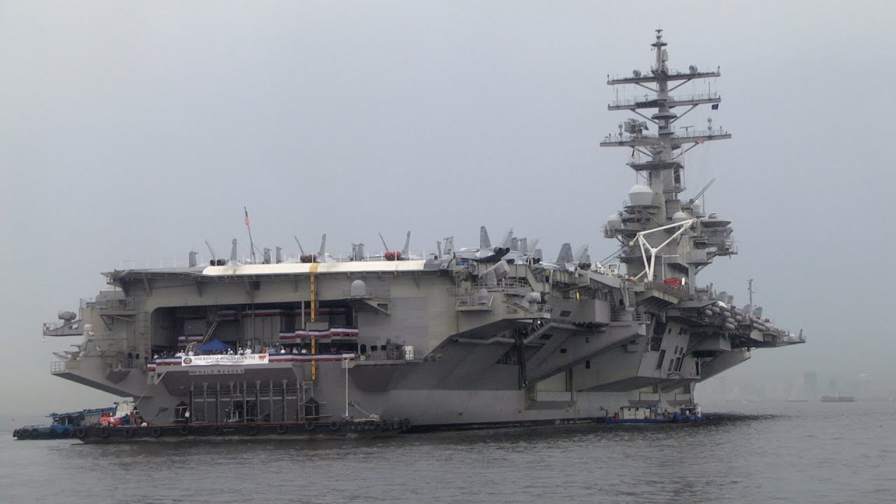 American Aircraft Carrier USS Ronald Reagan