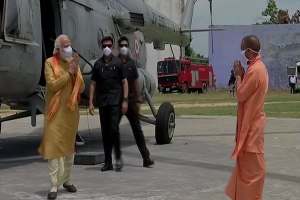 PM Modi arrives in Ayodhya for Ram Temple