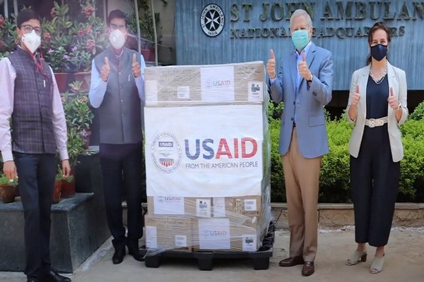 US hands over second shipment of 100 ventilators to India