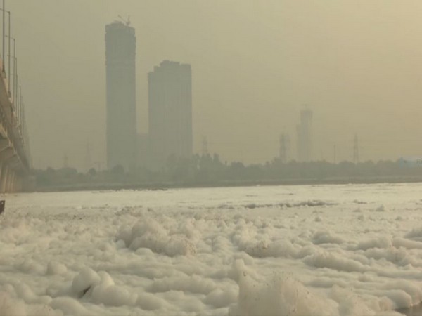 Thick layer of 'toxic' foam envelops Yamuna River in Delhi