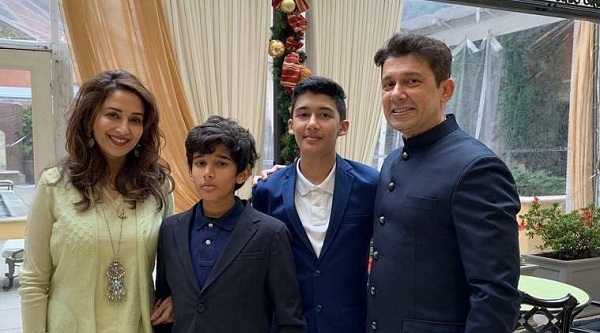 Madhuri Dixit with her Family