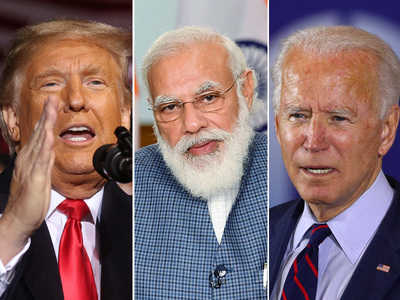Trump, Biden, PM Modi