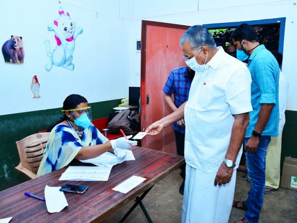 Kerela Chief Minister castes his vote