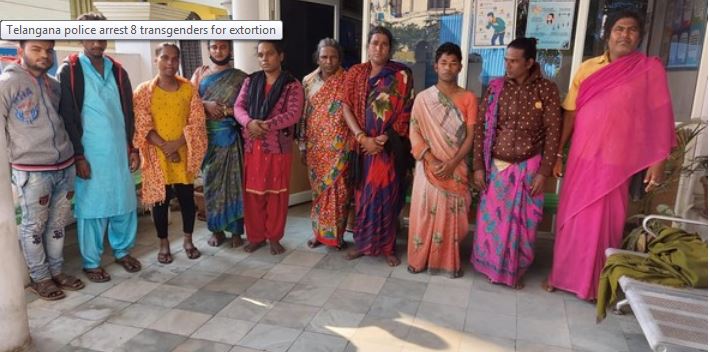 Telangana police arrest 8 transgenders for extortion