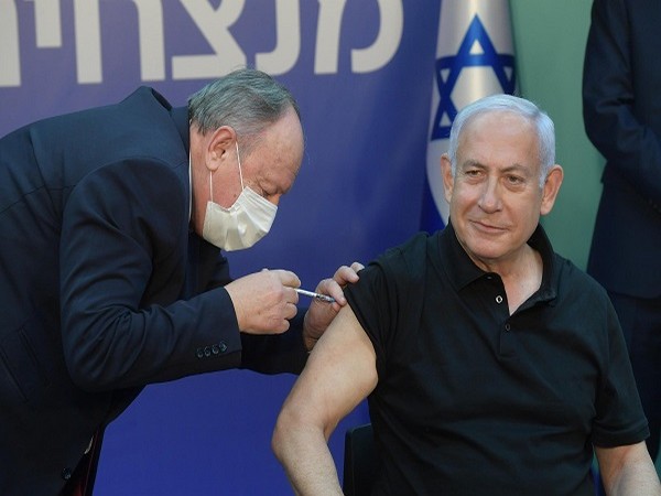Israeli Prime Minister Benjamin Netanyahu on Sunday received a second dose of the Pfizer/BioNTech anti-coronavirus vaccine