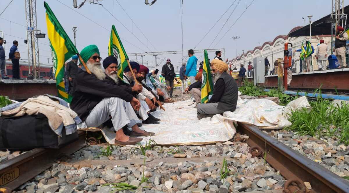Rail roko agitation in Punjab